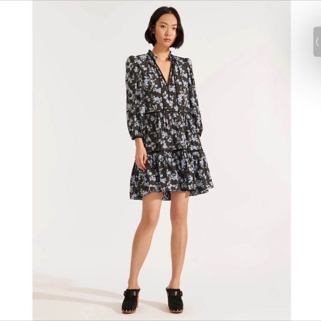 Veronica Beard Hawken Floral Dress Sz 6